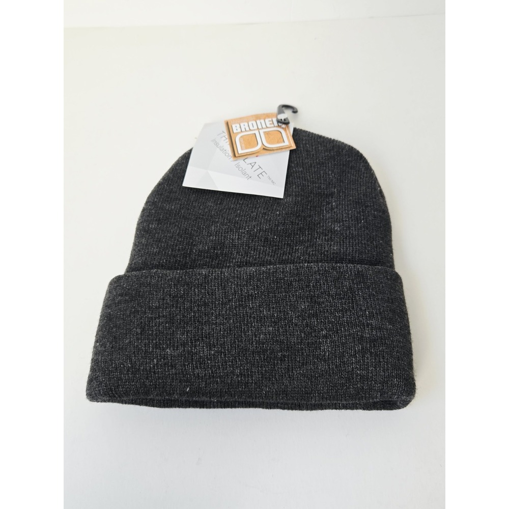 Broner winter hat beanie one size NWT grey